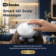 Smart 4D Electric Scalp Massager – Deep Relaxation, Hair Growth Booster & Stress Relief Therapy