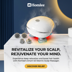Smart 4D Electric Scalp Massager – Deep Relaxation, Hair Growth Booster & Stress Relief Therapy