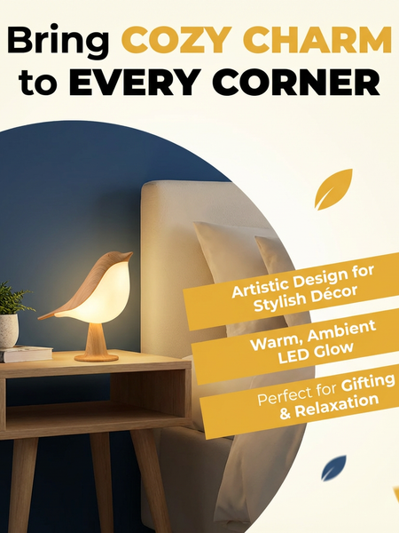 Bird LED Mood Lamp – Stylish Table Light for Home & Gifting
