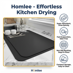 Drying mat for Kitchen, Water Absorbent Mat (PACK OF 2)