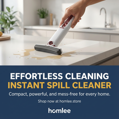 Mini Handheld Mop for Kitchen Spills, Tea & Coffee Cleaning