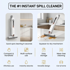 Mini Handheld Mop for Kitchen Spills, Tea & Coffee Cleaning