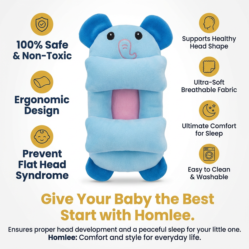 Baby Head Support Pillow ( Homlee )