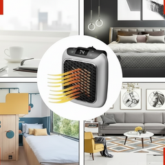 Silent Wall-Mounted Electric Heater .