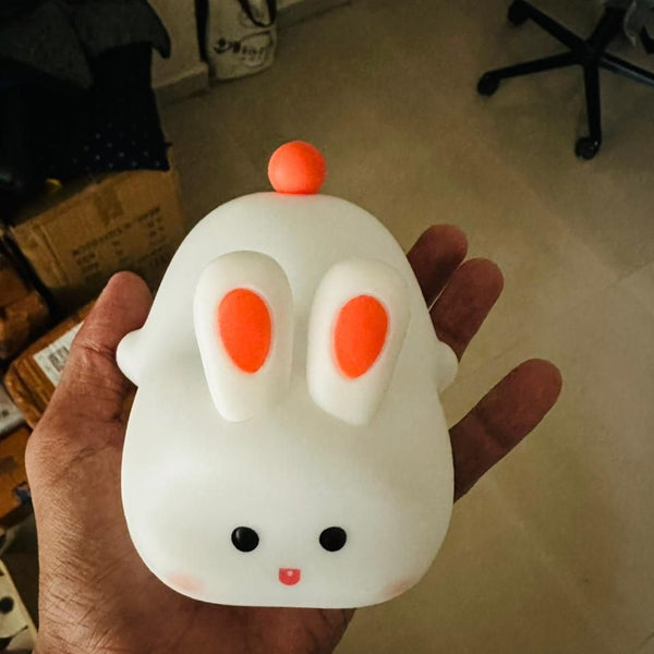Kawaii Cute Bunny Night Lamp USB Rechargeable