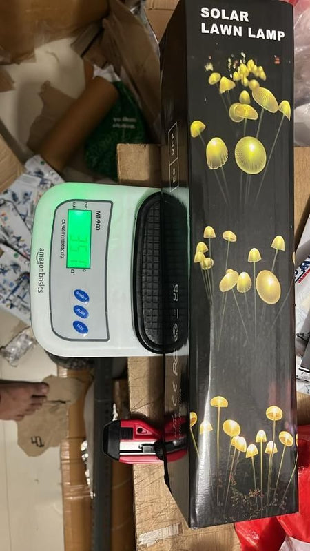 Solar LED Jellyfish Mushroom Lights for Garden -Outdoor Ground-Plug Lawn Lights