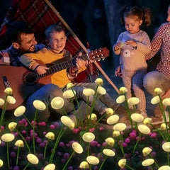 Solar LED Jellyfish Mushroom Lights for Garden -Outdoor Ground-Plug Lawn Lights