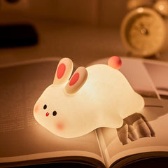Kawaii Cute Bunny Night Lamp USB Rechargeable