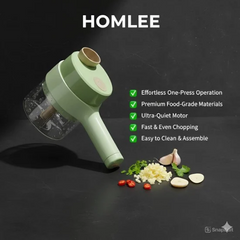 Portable 4-in-1 Vegetable Cutter Slice, Chop & Dice Instantly Without Effort