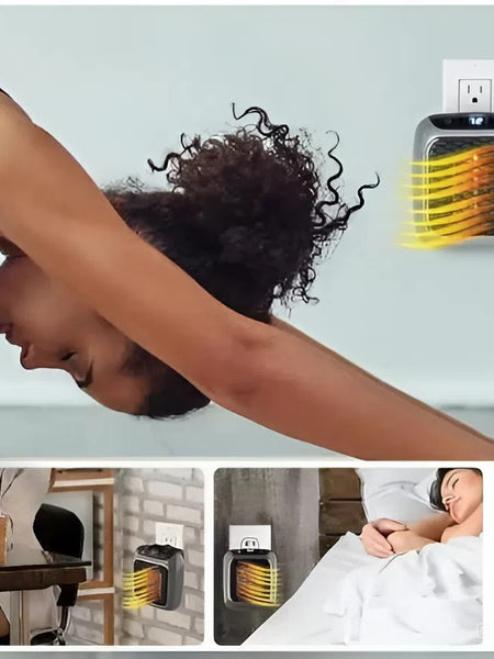 Silent Wall-Mounted Electric Heater .